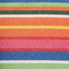 Striped Hammock Chair with Fringe Trim - Perfect for Summer