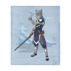 Nickelodeon Avatar: The Last Airbender Sokka Boomerang Silk Touch Throw Blanket 50x60 inches